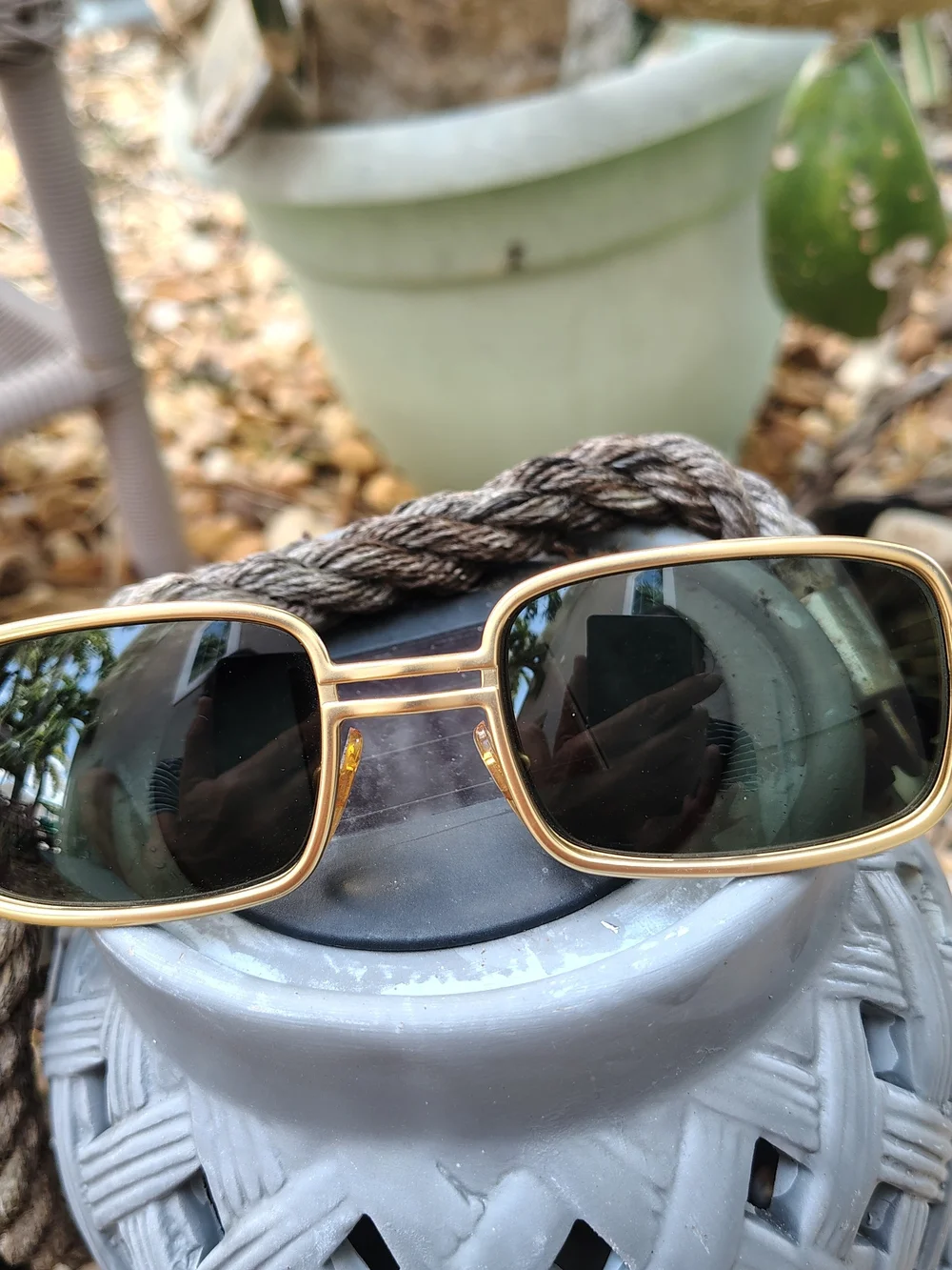 90s Vintage Gianni Versace Sunglasses Mod. S53 Col. 13M With Case